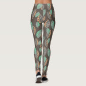 Wald-Blätter Leggings (Rückseite)