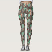 Wald-Blätter Leggings (Vorderseite)
