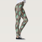 Wald-Blätter Leggings (Rechts)