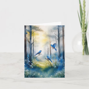 Wald Blaumeisen Szenischer Wald