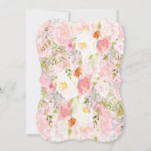 Wald, Blumenwild zum Geburtstag Einladung (Rückseite)