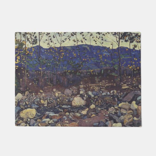 Wald Brook bei Leissigen, Schweiz (Landschaft) Fußmatte (Vorderseite)