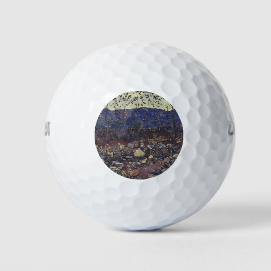 Wald Brook bei Leissigen, Schweiz (Landschaft) Golfball (Vorderseite)