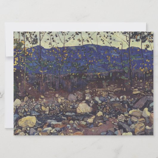 Wald Brook bei Leissigen, Schweiz (Landschaft) Karte (Vorderseite)