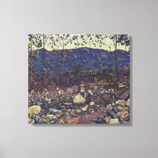 Wald Brook bei Leissigen, Schweiz (Landschaft) Leinwanddruck (Vorderseite)