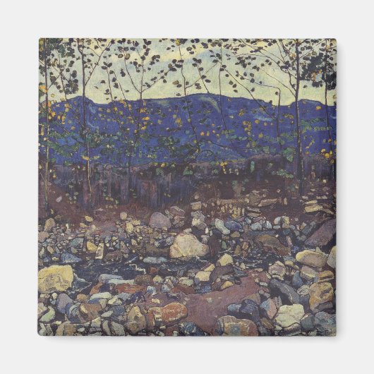 Wald Brook bei Leissigen, Schweiz (Landschaft) Magnet (Vorne)