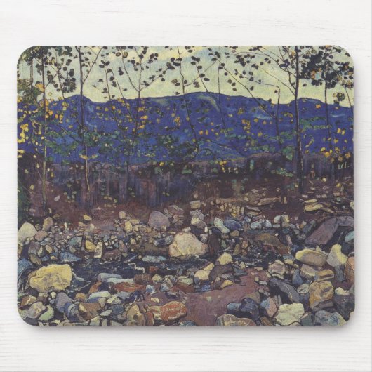 Wald Brook bei Leissigen, Schweiz (Landschaft) Mousepad (Vorne)