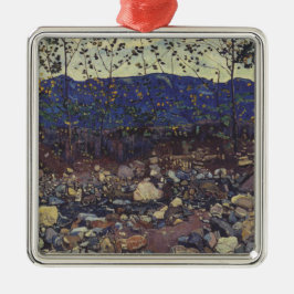 Wald Brook bei Leissigen, Schweiz (Landschaft) Ornament Aus Metall