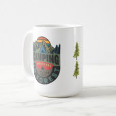 Wald-Camping-Abenteuer Kaffeetasse (Vorderseite Links)