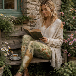 Wald Cottagecore Fuchs Wild Erdbeere Botanisch Leggings