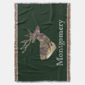 Wald Deer Buck Jagd Familienname Decke (Vorderseite Vertikal)