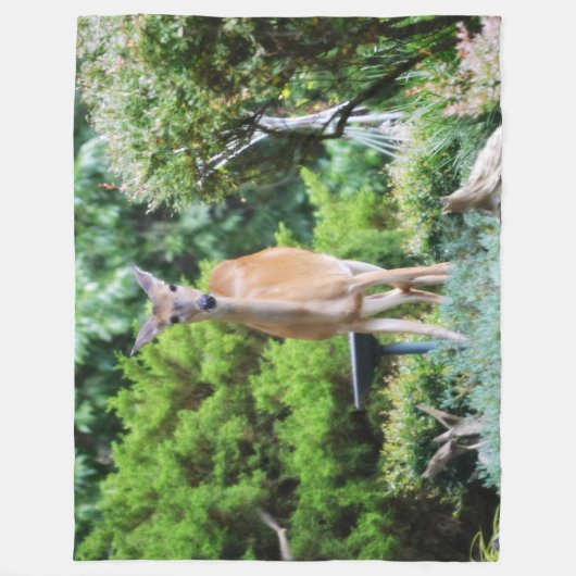 Wald Deer Fleecedecke (Vorderseite)