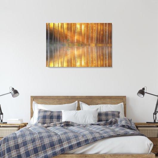 Wald der Birch Trees Leinwand Kunst, Dichtung und  (Insitu (Schlafzimmer))
