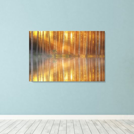 Wald der Birch Trees Leinwand Kunst, Dichtung und  (Insitu (Holzboden))
