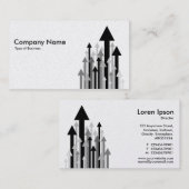 Wald der Pfeile II - Schwarzweiss (Platin) Visitenkarte (Vorne/Hinten)