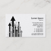 Wald der Pfeile II - Schwarzweiss (Platin) Visitenkarte (Rückseite)