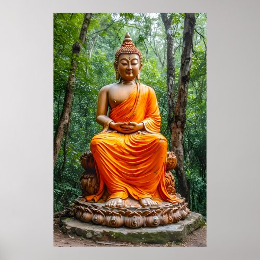 Wald der Ruhe: Das Heiligtum des Buddha Poster (Vorne)