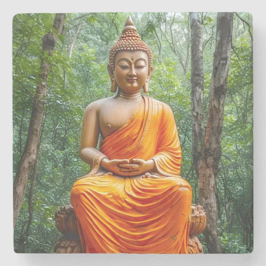 Wald der Ruhe: Das Heiligtum des Buddha Steinuntersetzer (Vorderseite)