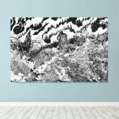 Wald der Schattenfliese Leinwanddruck (Insitu (Holzboden))