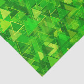 "Wald" des grünen Dreiecks formt Muster Seidenpapier (Ausschnitt)
