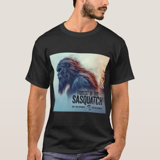 Wald des T - Shirt Sasquatch (Vorderseite)