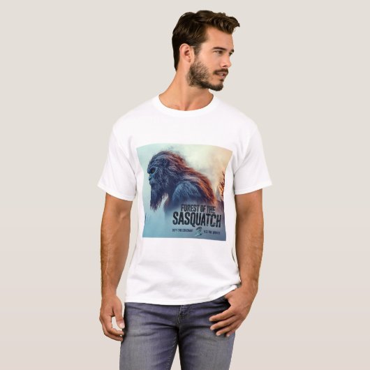 Wald des T - Shirt Sasquatch (Vorne ganz)