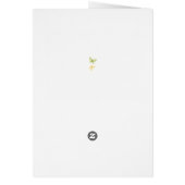 Wald - Dunkle Kerne Geburtstagkarte (Hinten)