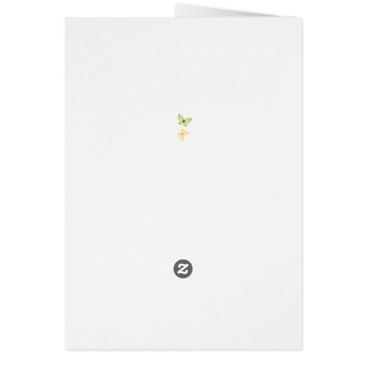 Wald - Dunkle Kerne Geburtstagkarte (Hinten)