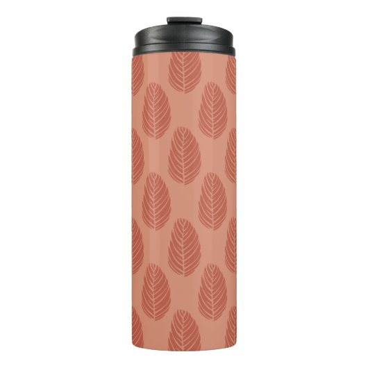 Wald Echo Clay Orange Terrakotta Thermosbecher (Vorderseite)