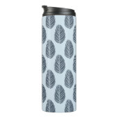 Wald Echo Nebelblau Navy Grau Thermosbecher (Nach rechts gedreht)