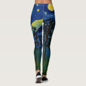 Wald Echos der Unendlichkeit - Eine Waldlandschaft Leggings (Rückseite)