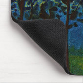 Wald Echos der Unendlichkeit - Eine Waldlandschaft Mousepad (Ecke)