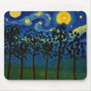 Wald Echos der Unendlichkeit - Eine Waldlandschaft Mousepad