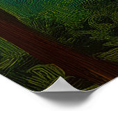 Wald Echos der Unendlichkeit - Eine Waldlandschaft Poster (Ecke)
