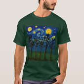 Wald Echos der Unendlichkeit - Eine Waldlandschaft T-Shirt (Vorderseite)