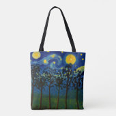 Wald Echos der Unendlichkeit - Eine Waldlandschaft Tasche (Rückseite)
