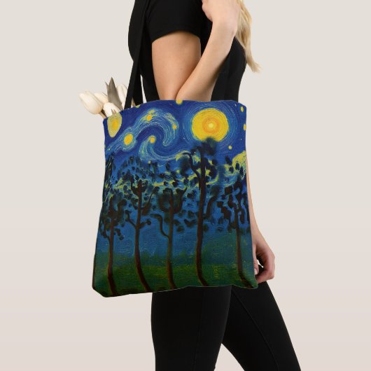 Wald Echos der Unendlichkeit - Eine Waldlandschaft Tasche (Von Nahem)