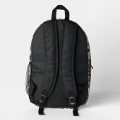 Wald-Eichen-Tarnmuster-Tragetasche Bedruckter Rucksack (Rückseite)