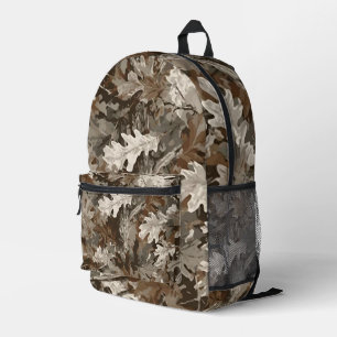 Wald-Eichen-Tarnmuster-Tragetasche Bedruckter Rucksack