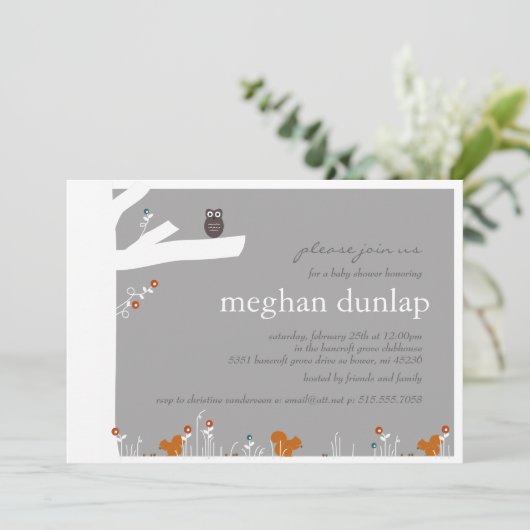 Wald Einladung (Stehend Vorderseite)