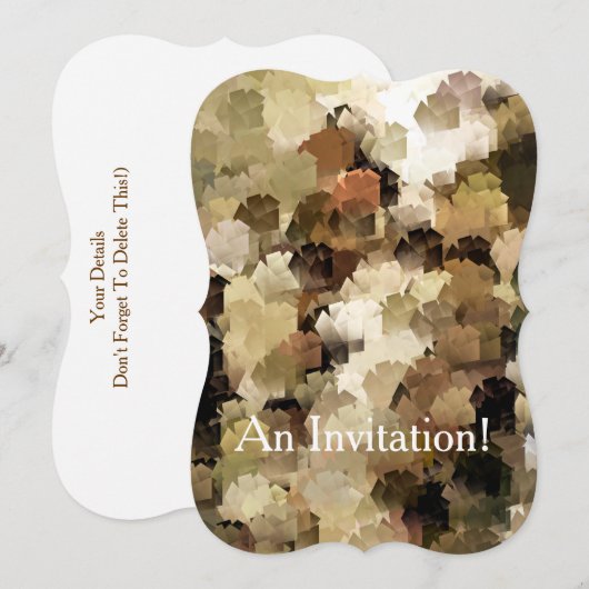 WALD EINLADUNG (Vorne/Hinten)