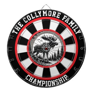 Wald-Elche mit Zielüberlagerung Dartscheibe