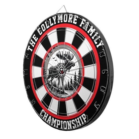 Wald-Elche mit Zielüberlagerung Dartscheibe (Vorderseite rechts)