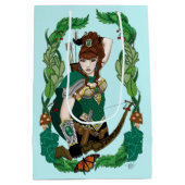 Wald Elf Fantasy Mittlere Geschenktüte (Rückseite)