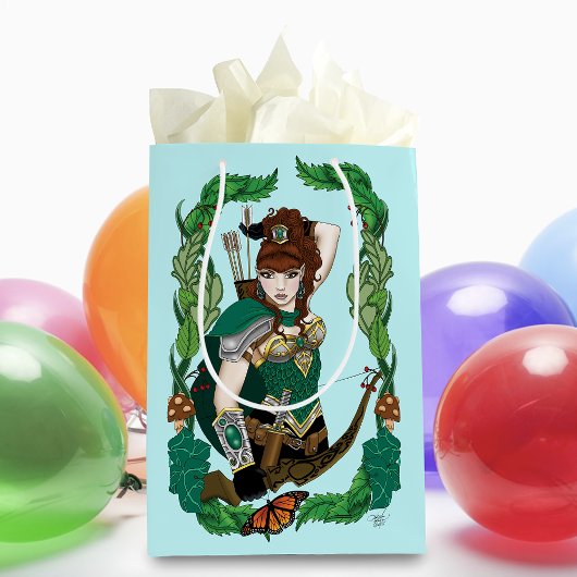 Wald Elf Fantasy Mittlere Geschenktüte