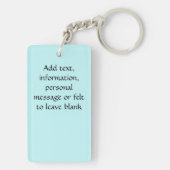 Wald Elf Fantasy Schlüsselanhänger (Rückseite)