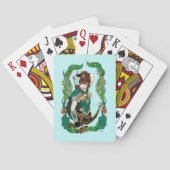 Wald Elf Fantasy Spielkarten (Rückseite)