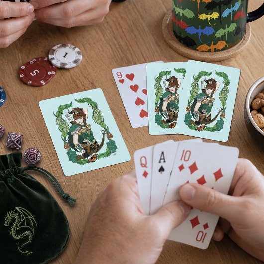 Wald Elf Fantasy Spielkarten