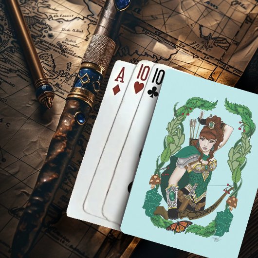 Wald Elf Fantasy Spielkarten