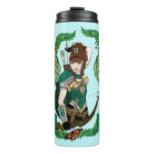 Wald Elf Fantasy Thermosbecher (Vorderseite)